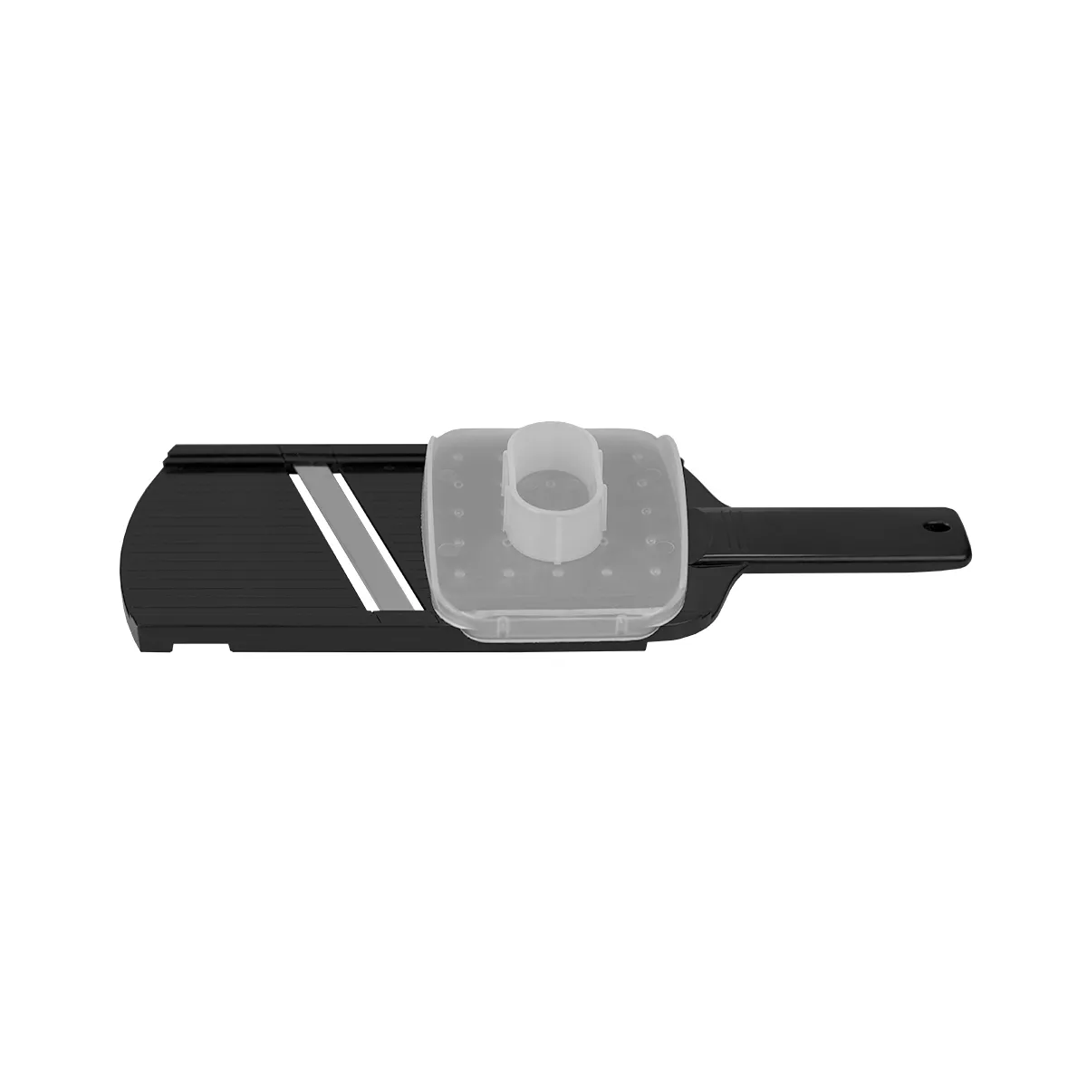Home Basics Plastic Mandolin Slicer with Handle, Black