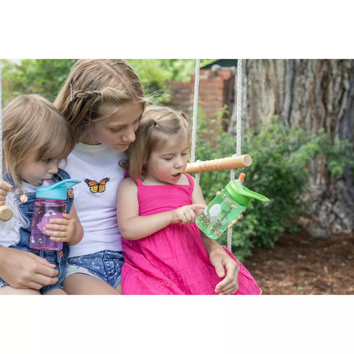 EcoVessel 12oz BPA-Free Reusable Plastic Kids' Water Bottle with Straw - Fox