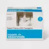 12ct Twist-Flame LED Tealight Candles (White) - Room Essentials™