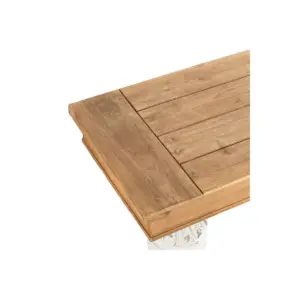 Alcott Buffet Table White/Natural - A&B Home