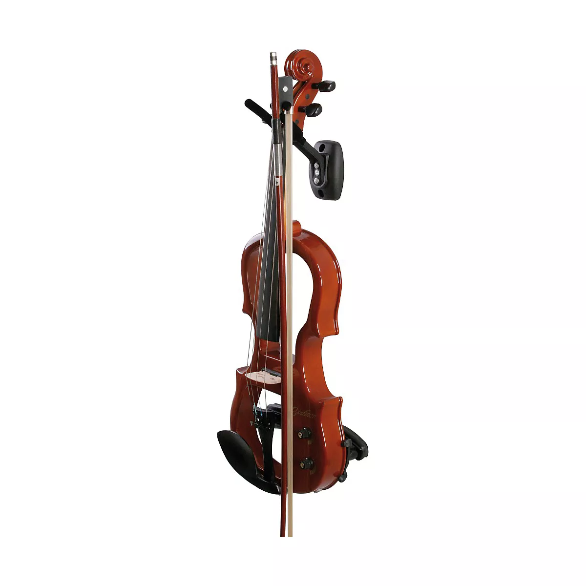 K&M Violin Wall Mount Black
