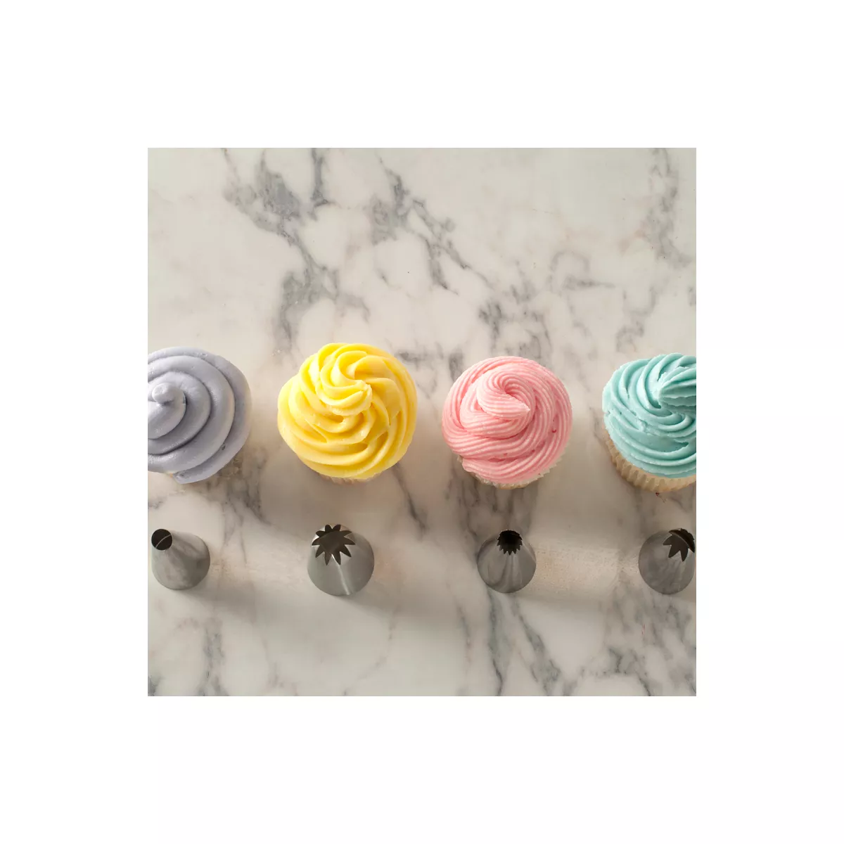 Nordic Ware 6-Piece Jumbo Decorating Tip Set