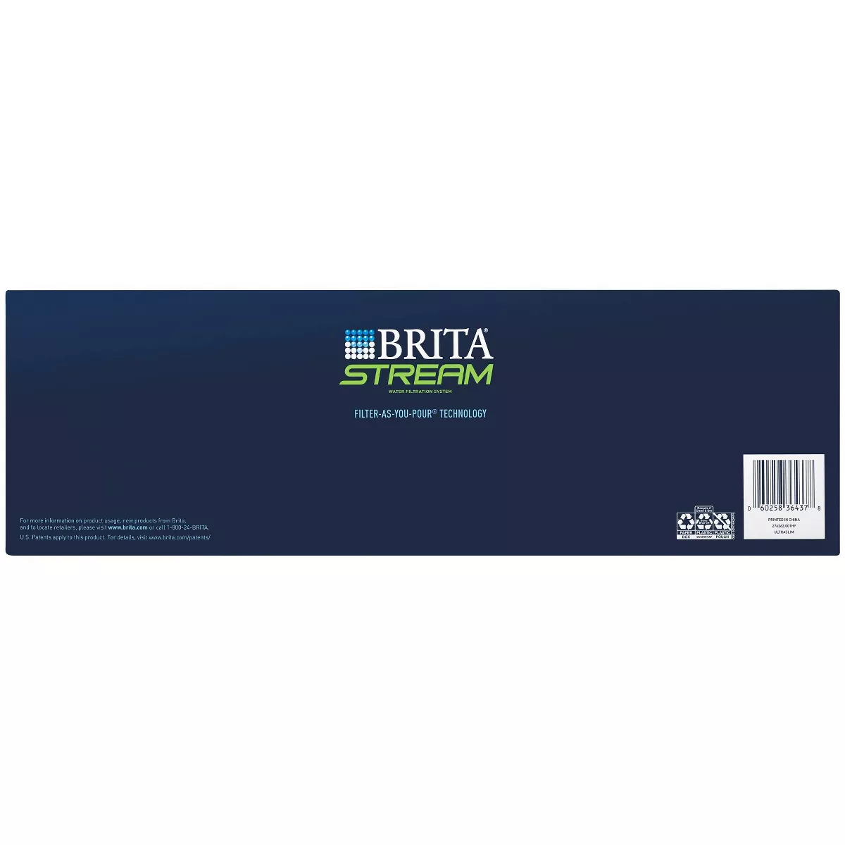 Brita Stream 25-Cup Dispenser - Slate