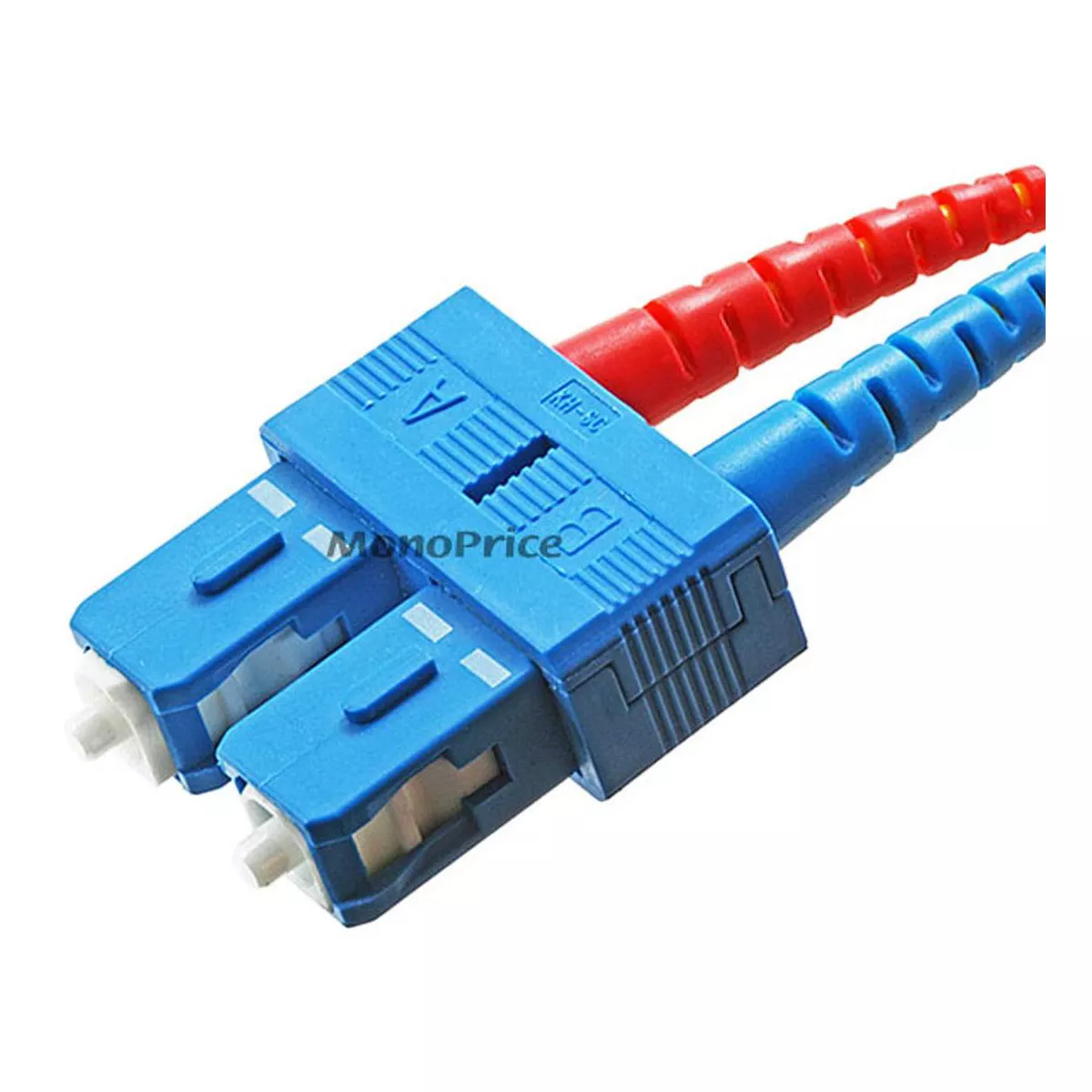 Monoprice Fiber Optic Cable - 3 Meter - Yellow | LC to SC, 9/125 Type, Single Mode, Duplex