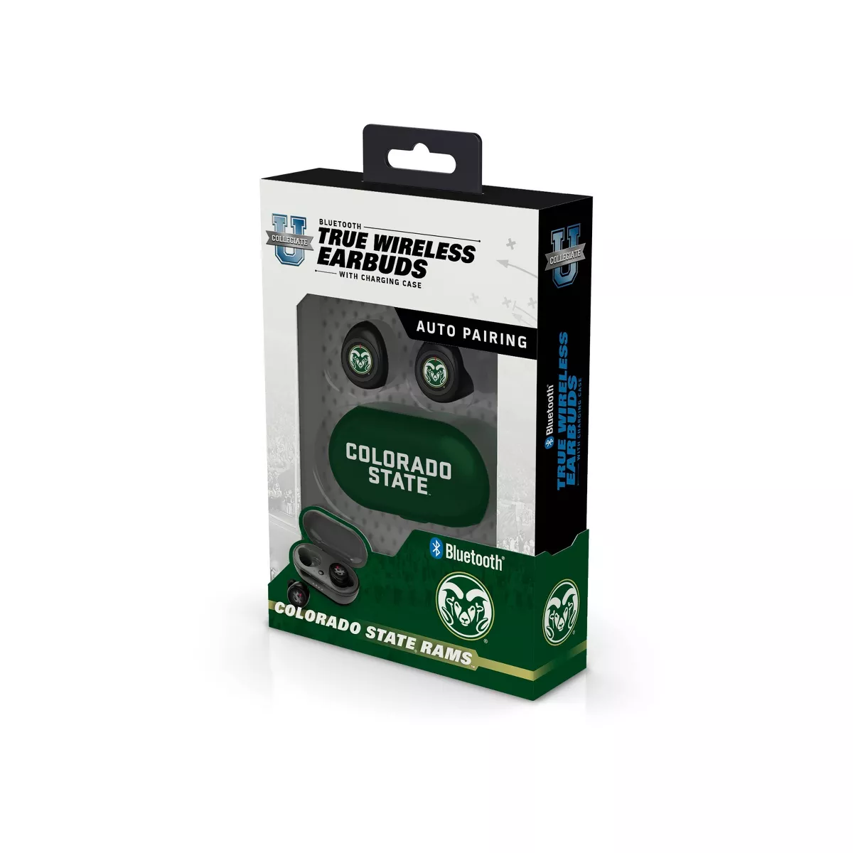 NCAA Colorado State Rams True Wireless Bluetooth Earbuds