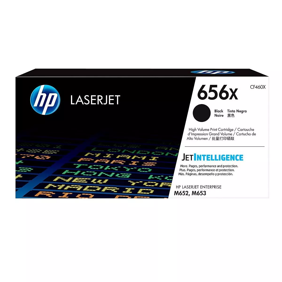 HP Inc. HP 656X (CF460X) Black Original LaserJet Toner Cartridge