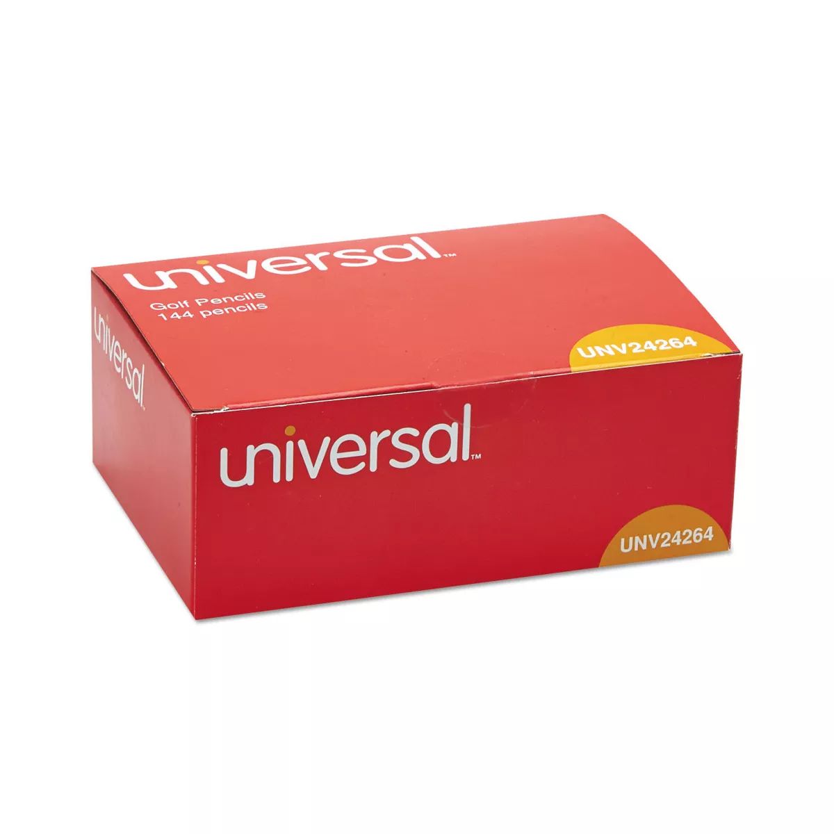 Universal 144pk #2 Golf & Pew Pencil Yellow Barrel