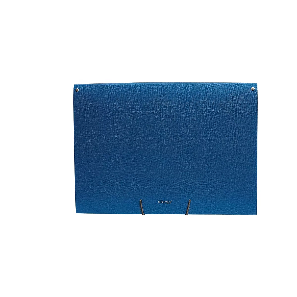 Staples Plastic 13-Pocket Reinforced Expanding Folder Letter Size Blue TR52014/52014