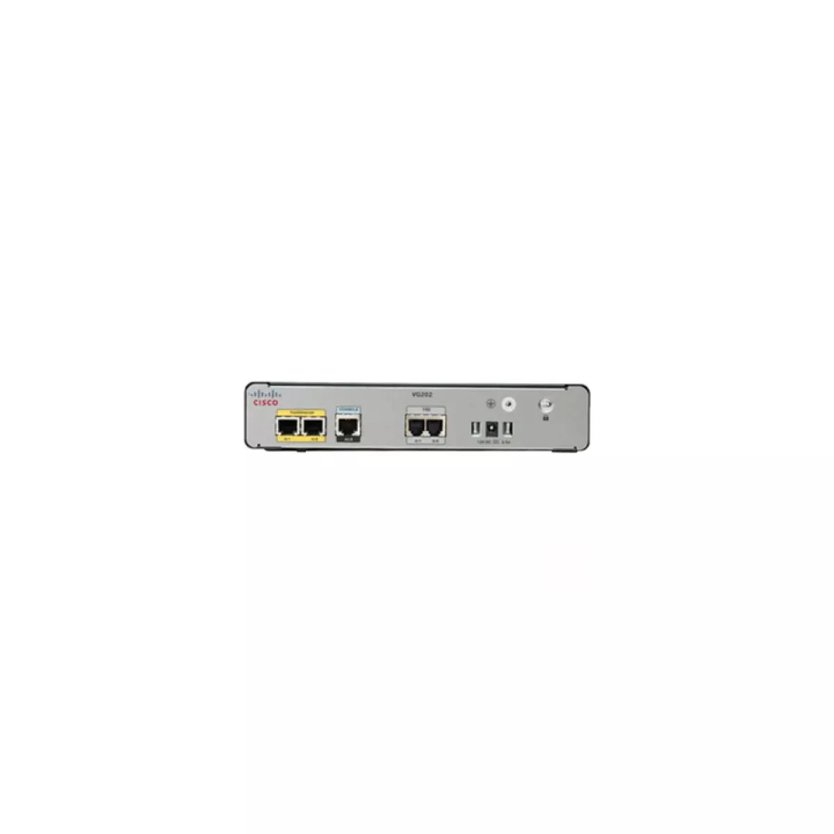 Cisco VG202XM Analog Phone Gateway - 2 x RJ-45 - 2 x FXS - USB - Management Port - Fast Ethernet - Desktop, Wall Mountable