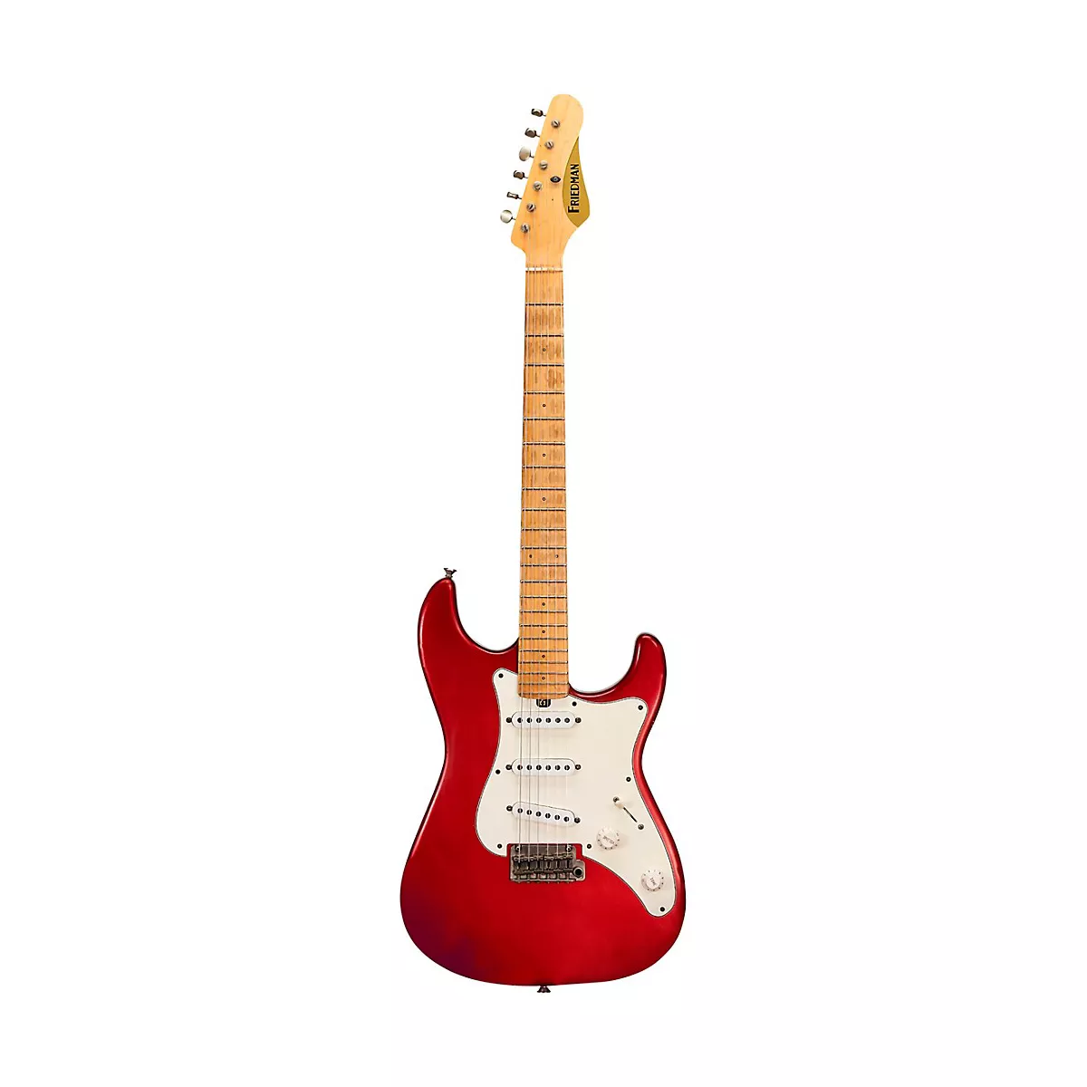 Friedman Vintage-S Aged SSS Electric Guitar Candy Red