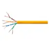 Monoprice Cat5e Ethernet Bulk Cable - 250 Feet - Yellow | Network Internet Cord - Solid, 350Mhz, UTP, CMR, Riser Rated, Pure Bare Copper Wire, 24AWG