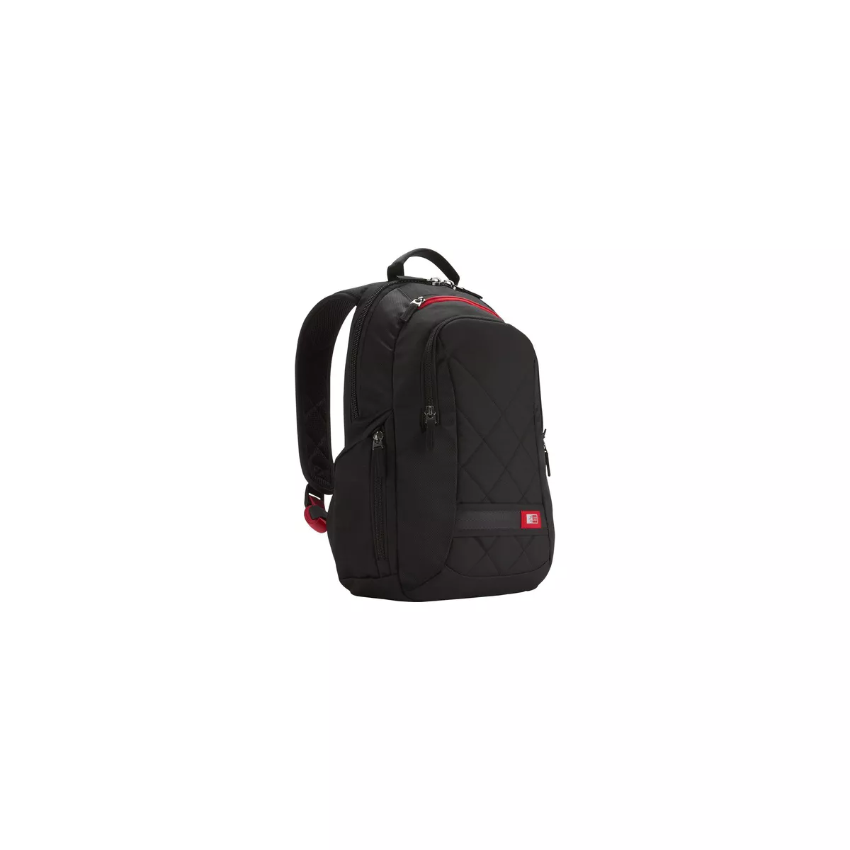 Case Logic DLBP-114 Carrying Case (Backpack) for 15" Notebook - Black - Scratch Resistant - Polyester - Shoulder Strap