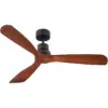 52" Casa Vieja Modern Outdoor Ceiling Fan with Remote Solid Wood Delta-Wing Oil Rubbed Bronze Damp Rated for Kitchen Patio