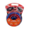 Audiopipe Car Amp Installation Kit with Plugs, Cables, and Ties for 2100 Watt Power to Vehicle Amplifier, Subwoofer, Stereo, and Speaker Systems