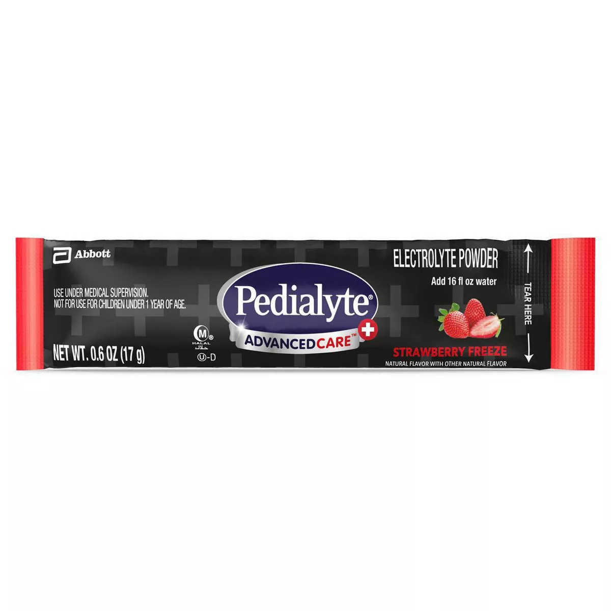 Pedialyte AdvancedCare Plus Electrolyte Powder - Strawberry Freeze - 3.6oz Total