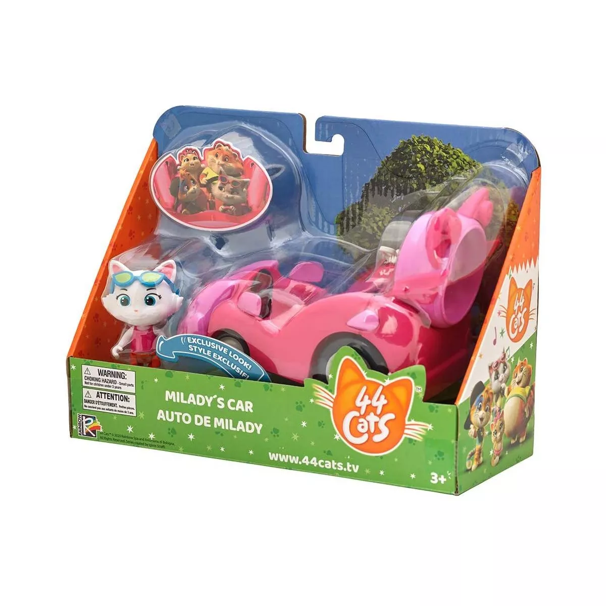 44 Cats Milady's Car Vehicle With 3 Inch Milady Figure