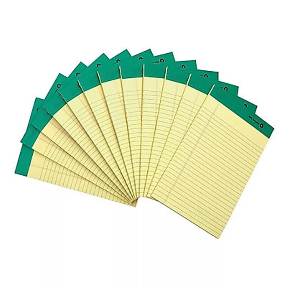 MyOfficeInnovations 100% Recycled Narrow Ruled Perforated Notepads Canary 5