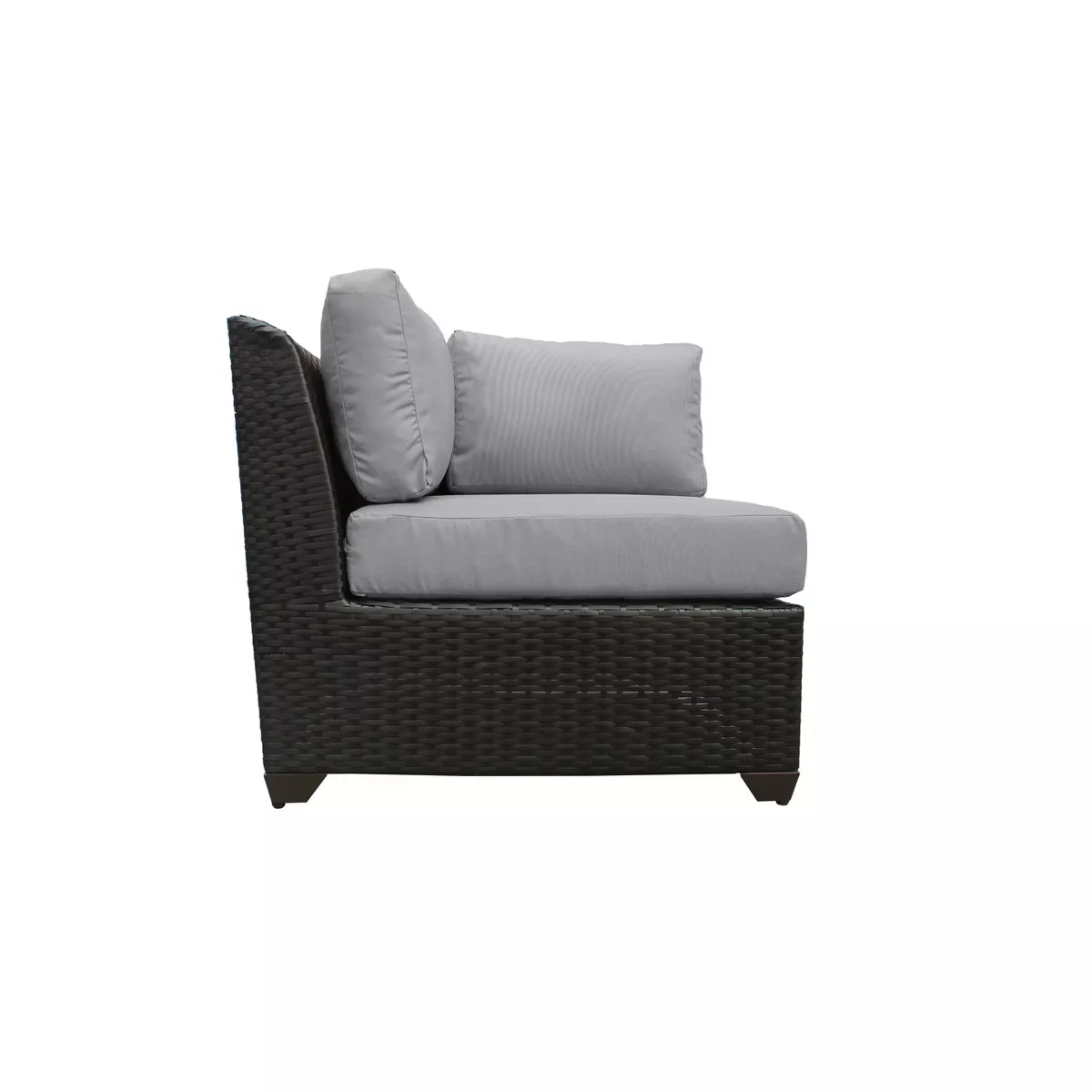 Barbados 14pc Patio Sectional Seating Set with Cushions - Gray - TK Classics