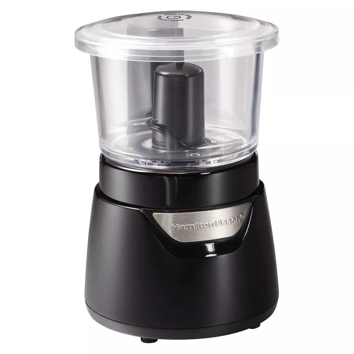 Hamilton Beach Stack and Press Food Chopper - Black 3 Cup- 72860