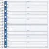 Adams Voice Mail Log Book 480 Messages 8-1/2"x8-1/4" 2BK/PK S8714