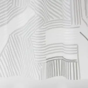 Broken Lines Shower Curtain Gray - Room Essentials™