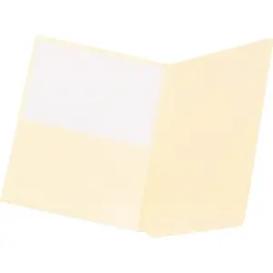 Pendaflex Manila End Tab Pocket Folders Straight Tab Two-Ply Letter Manila 50/Box 16650