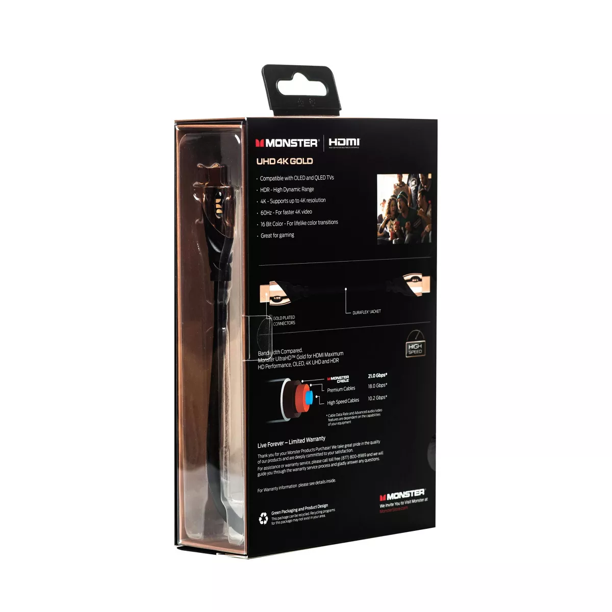 Monster 8' 4K HDMI Cable