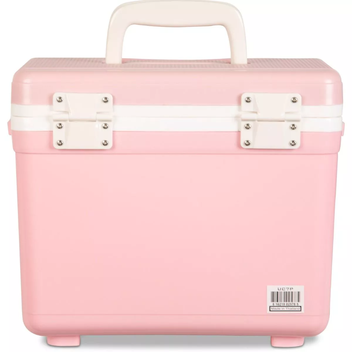 Engel 7.5-Quart 8-Can EVA Gasket Seal Ice and DryBox Cooler with Carry Handles and Shoulder Strap, Pink