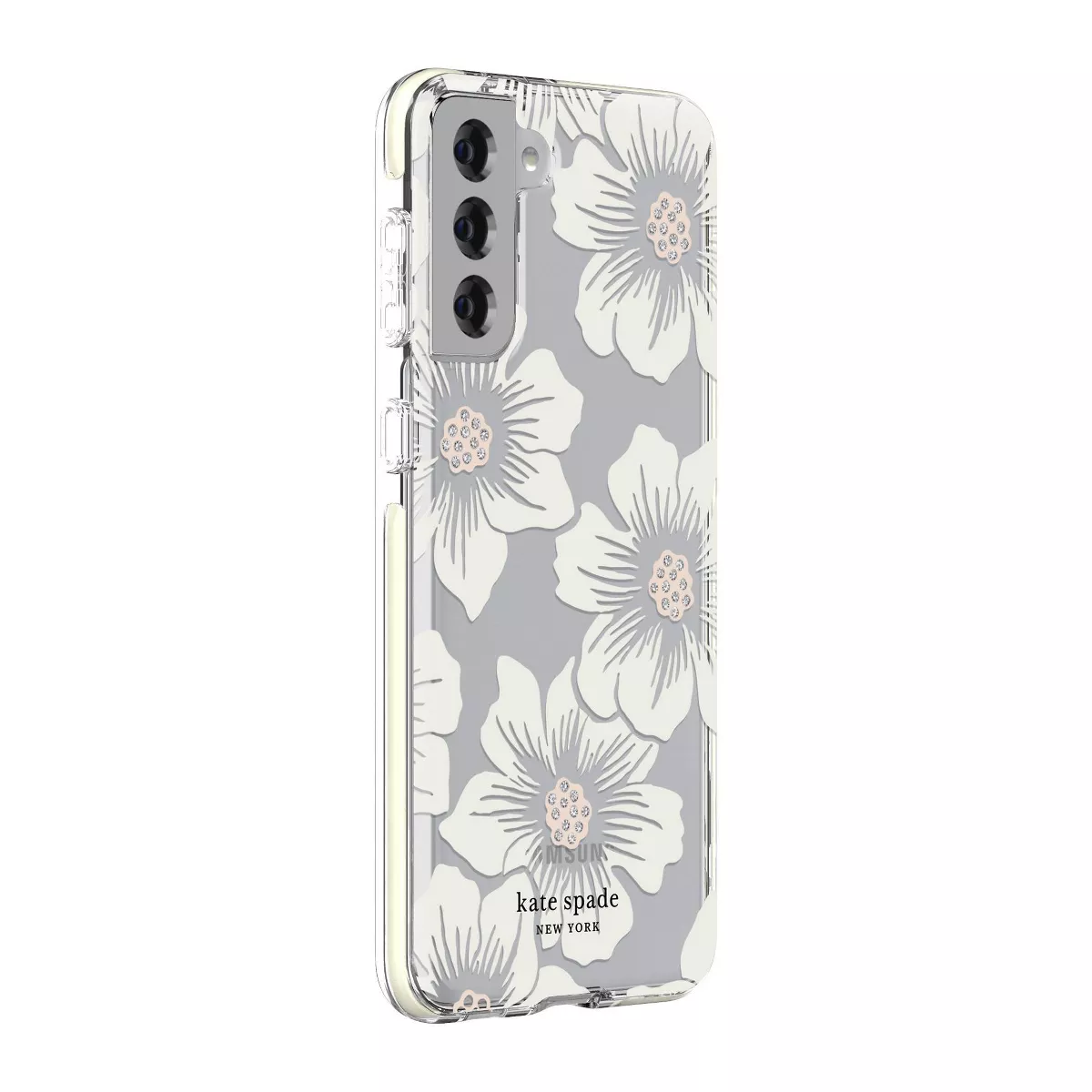Kate Spade New York Defensive Hardshell Case for Samsung Galaxy S21+ - Hollyhock