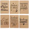 Paper Junkie 24Pack Motivational Kraft Travel Journal Notepads Notebooks Lined Paper, 4x5.75"