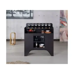 Belfi Wine Cabinet Espresso - HOMES: Inside + Out