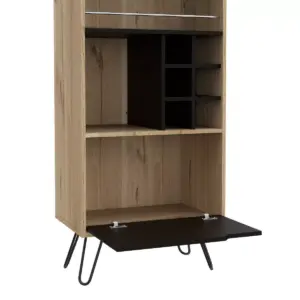 Aster High Bar Cabinet Light Wood - RST Brands