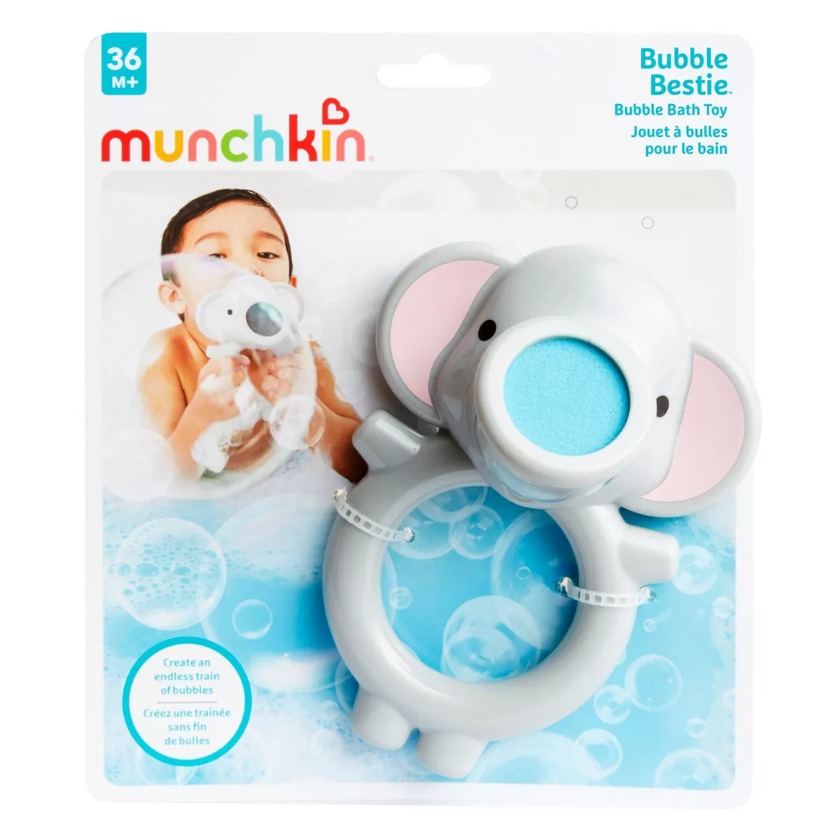 Munchkin Bubble Bestie Elephant Bubbler Bath Toy