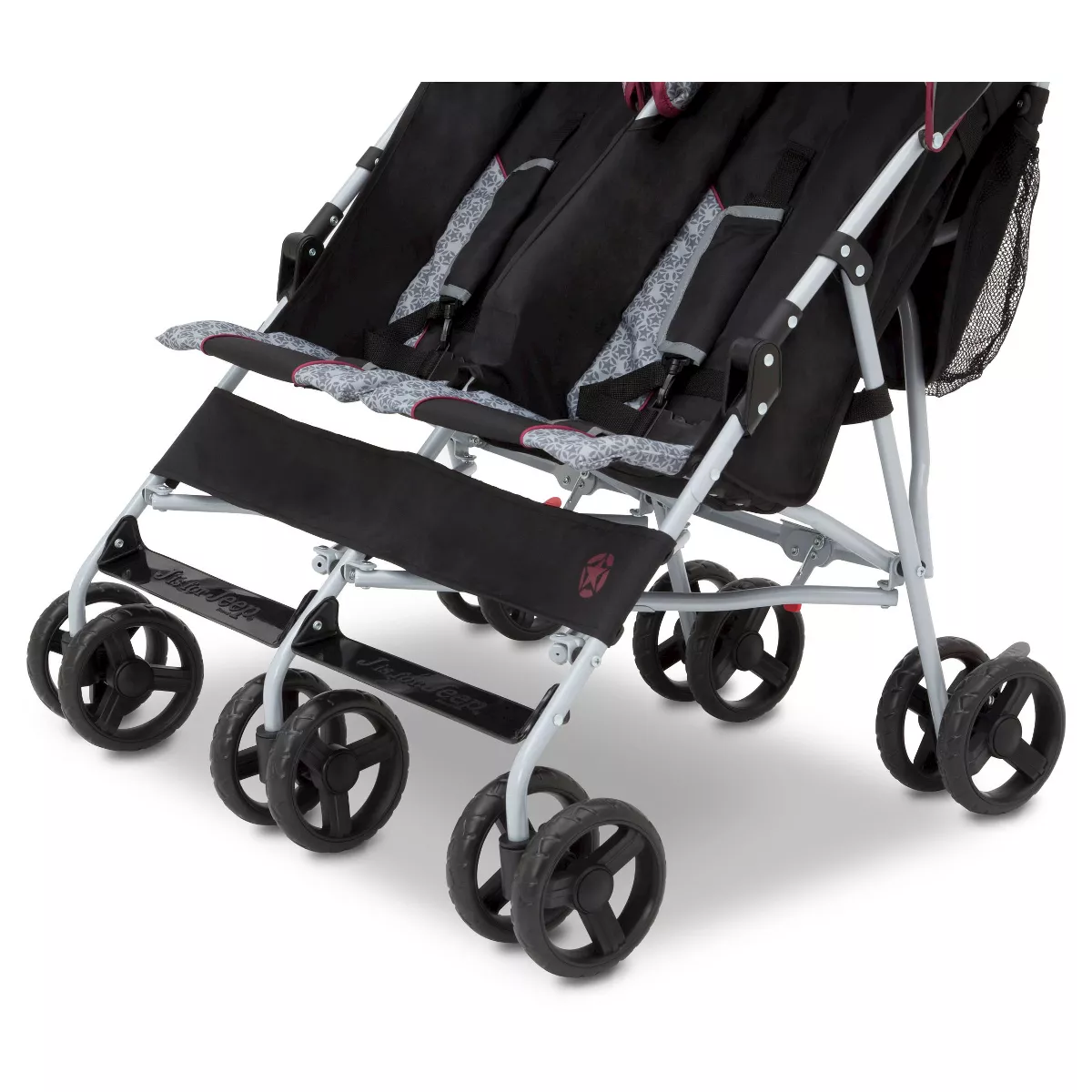 Jeep Scout Double Stroller - Lunar Burgundy