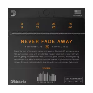 D'Addario XT Mandolin Coated Phosphor Bronze, Medium, 11-40