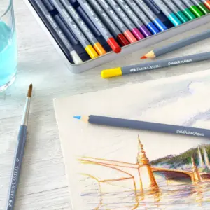 Faber-Castell 24ct Goldfaber Watercolor Pencil Tin