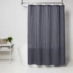 Woven Pattern Shower Curtain Blue - Project 62™
