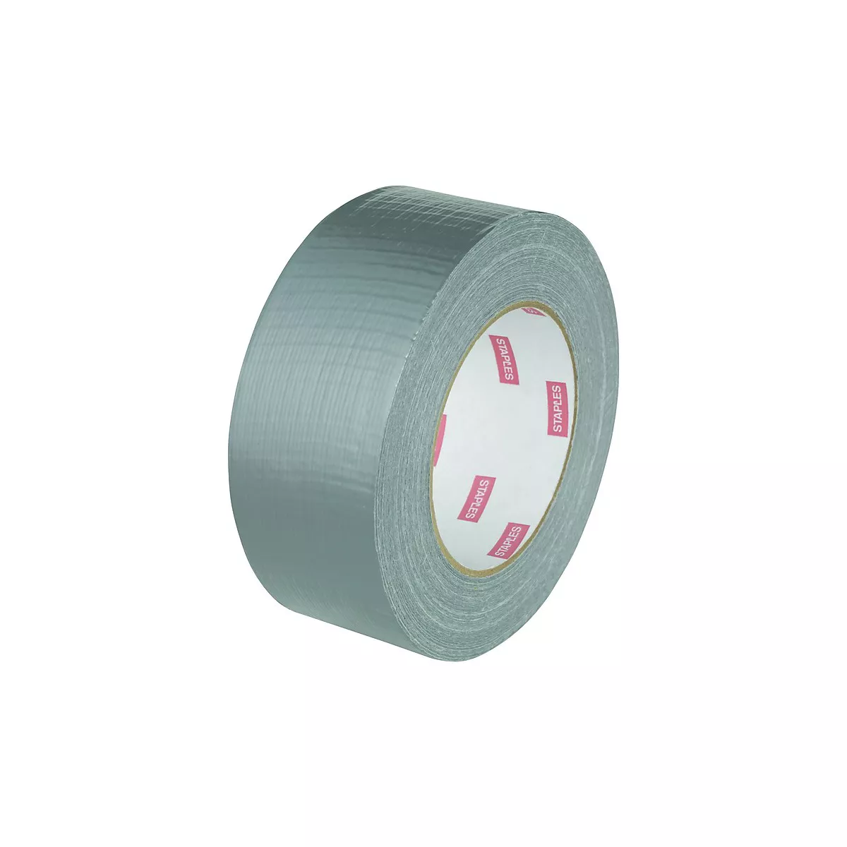 Staples Acrylic Utility Duct Tape Std Grade Silver 2" x 60 yds 1 Rl 468389