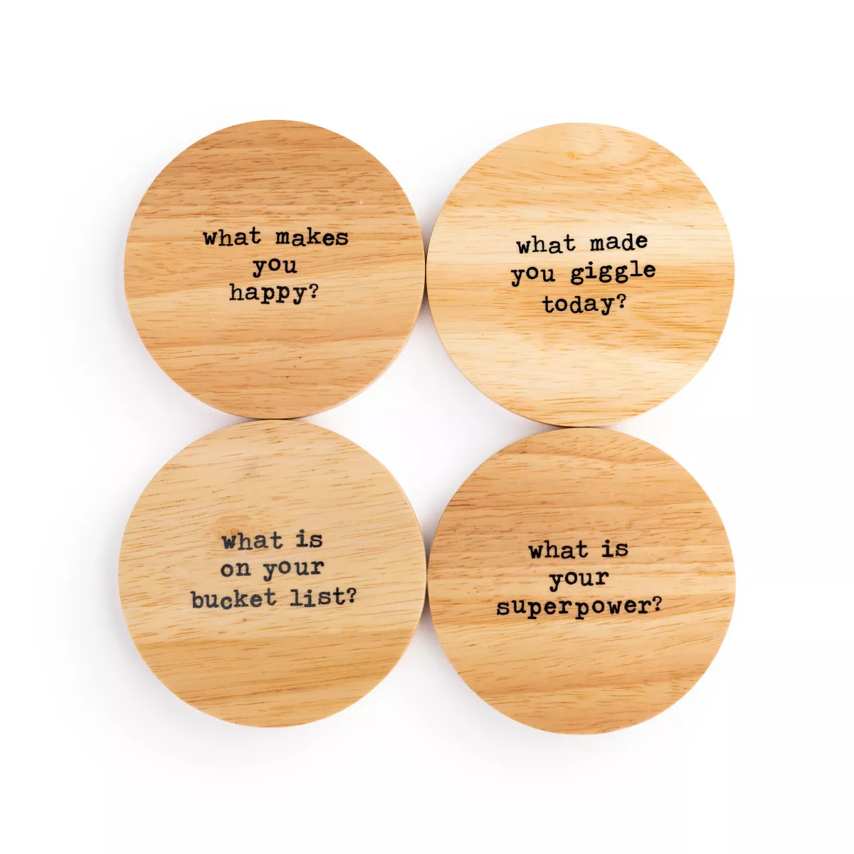 DEMDACO Conversation Coasters blue