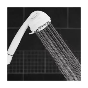 PowerSpray Hand Held Shower Head 5-mode White- Waterpik