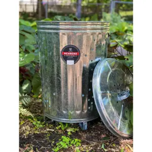Behrens 20gal Galvanized Steel Composter Can with Lid