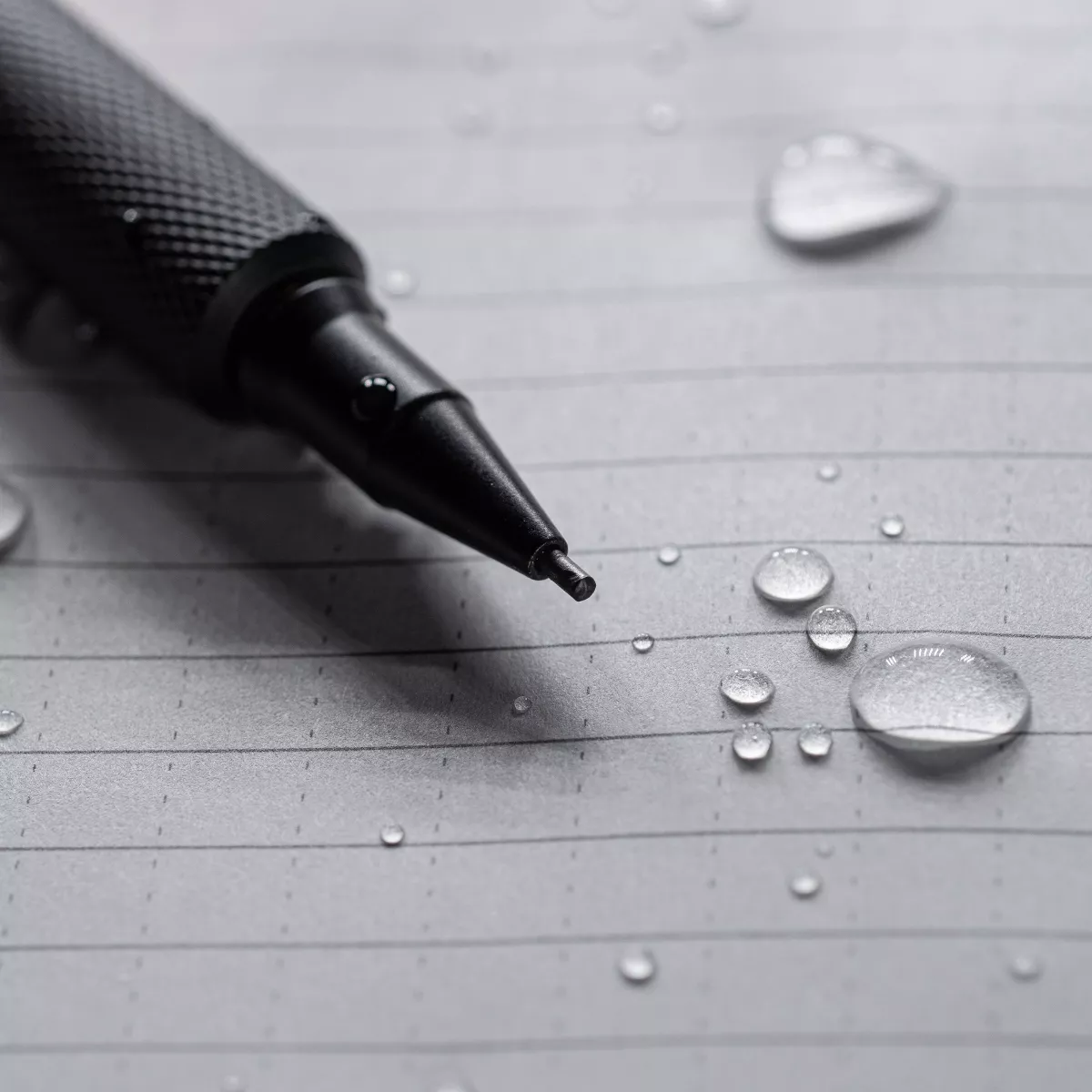 Green Stapled Notebook and Orange Mechanical Pencil Set - Rite in the Rain