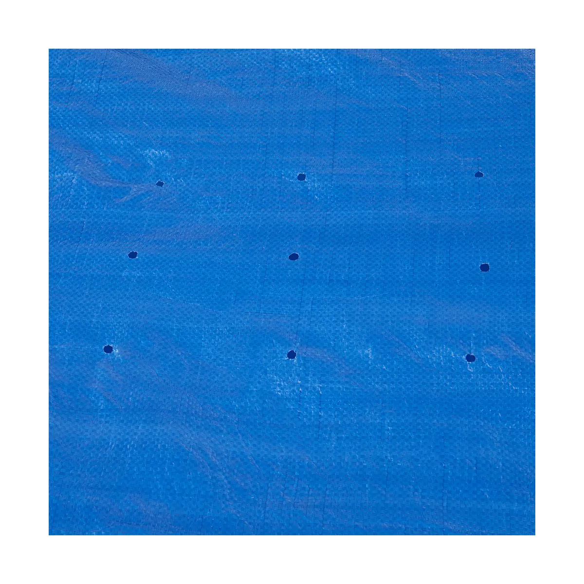 Bestway 58032E 8 Foot Round PVC Debris and Leaves Pool Cover with Drain Holes for Above Ground Fast Set Swimming Pools, Blue