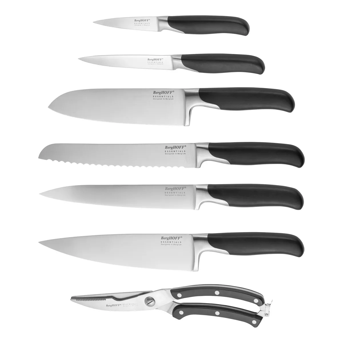 BergHOFF Essential 8Pc Knife Block Set