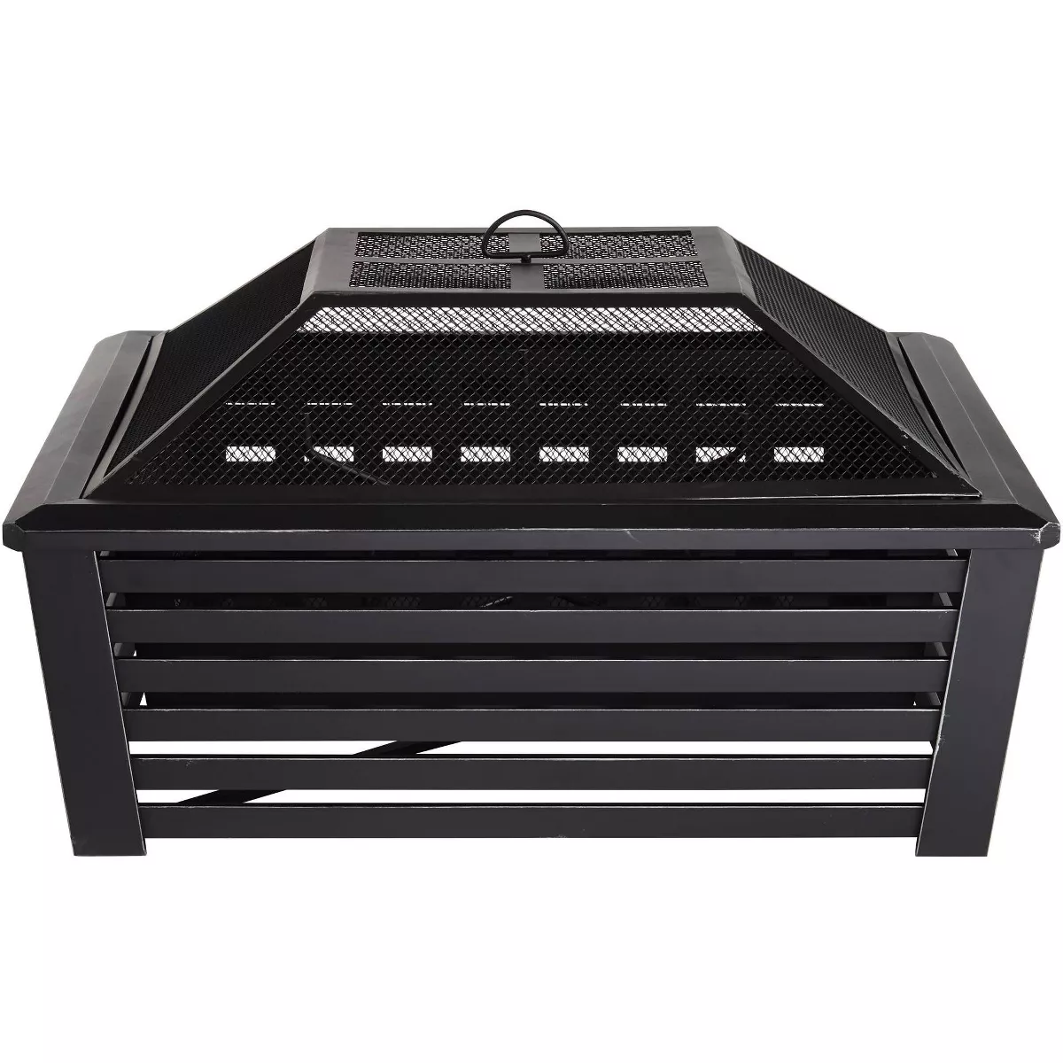 John Timberland Black Outdoor Fire Pit Square 35