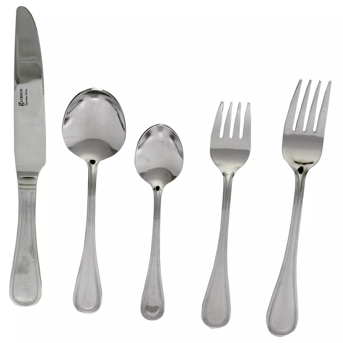 Gibson Home Graylyn 20 Piece Stainless Steel Flatware Set