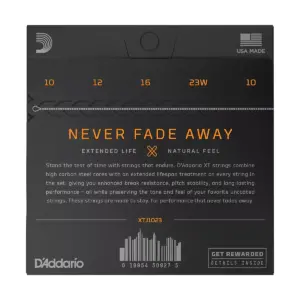 D'Addario XT Banjo Coated Nickel Strings, Medium, 10-23