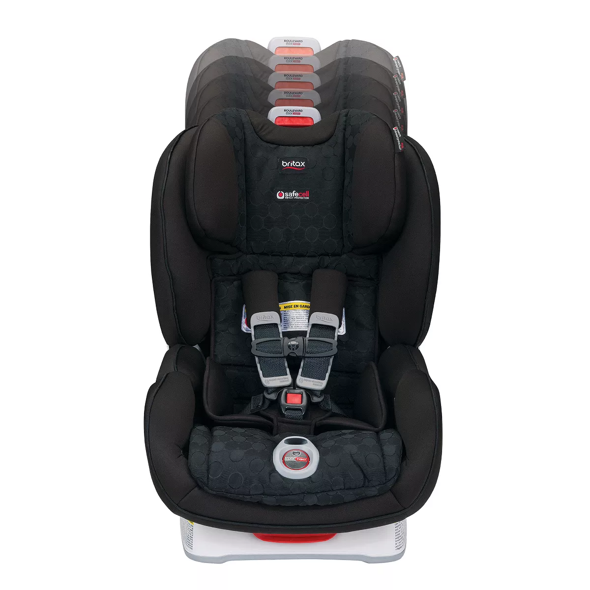Britax Advocate ClickTight Anti-Rebound Bar Cool Flow Convertible Car Seat - Gray