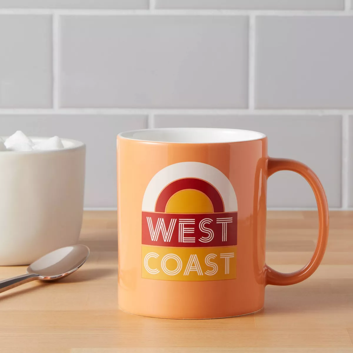 15oz Stoneware West Coast Mug - Room Essentials™