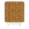 Holli Zollinger Kalami Floral Shower Curtain Yellow - Deny Designs
